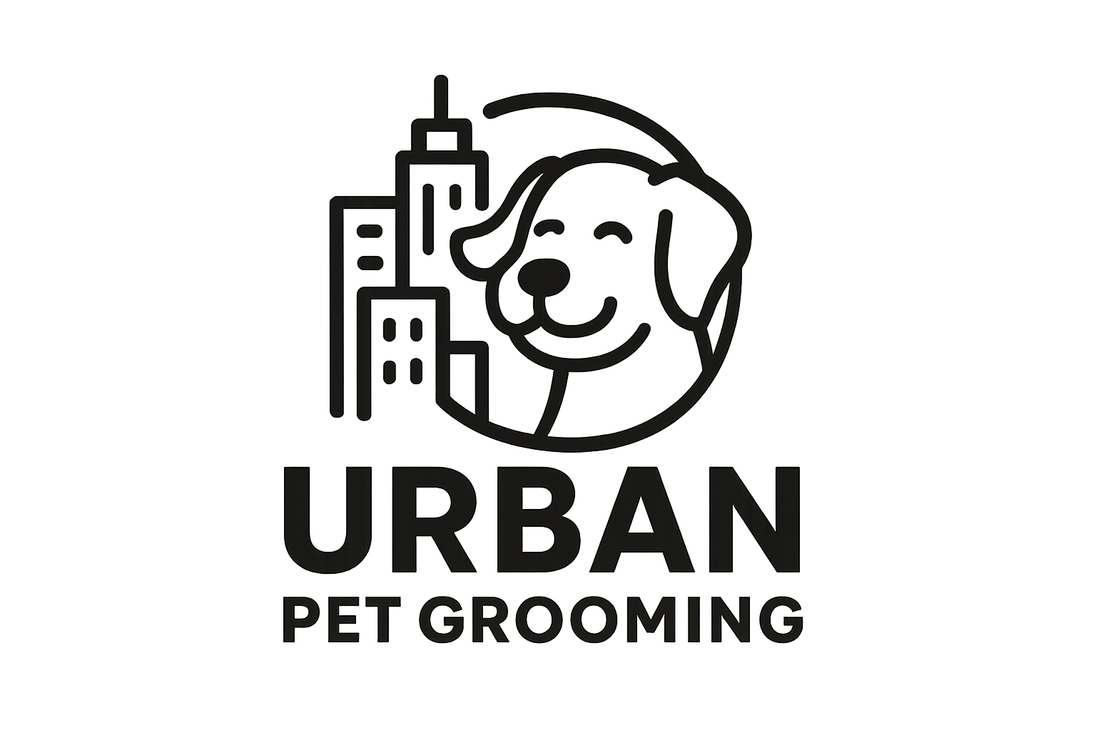 Urban Pet Grooming logo
